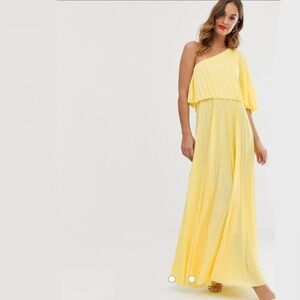 ASOS DESIGN one shoulder top maxi dress